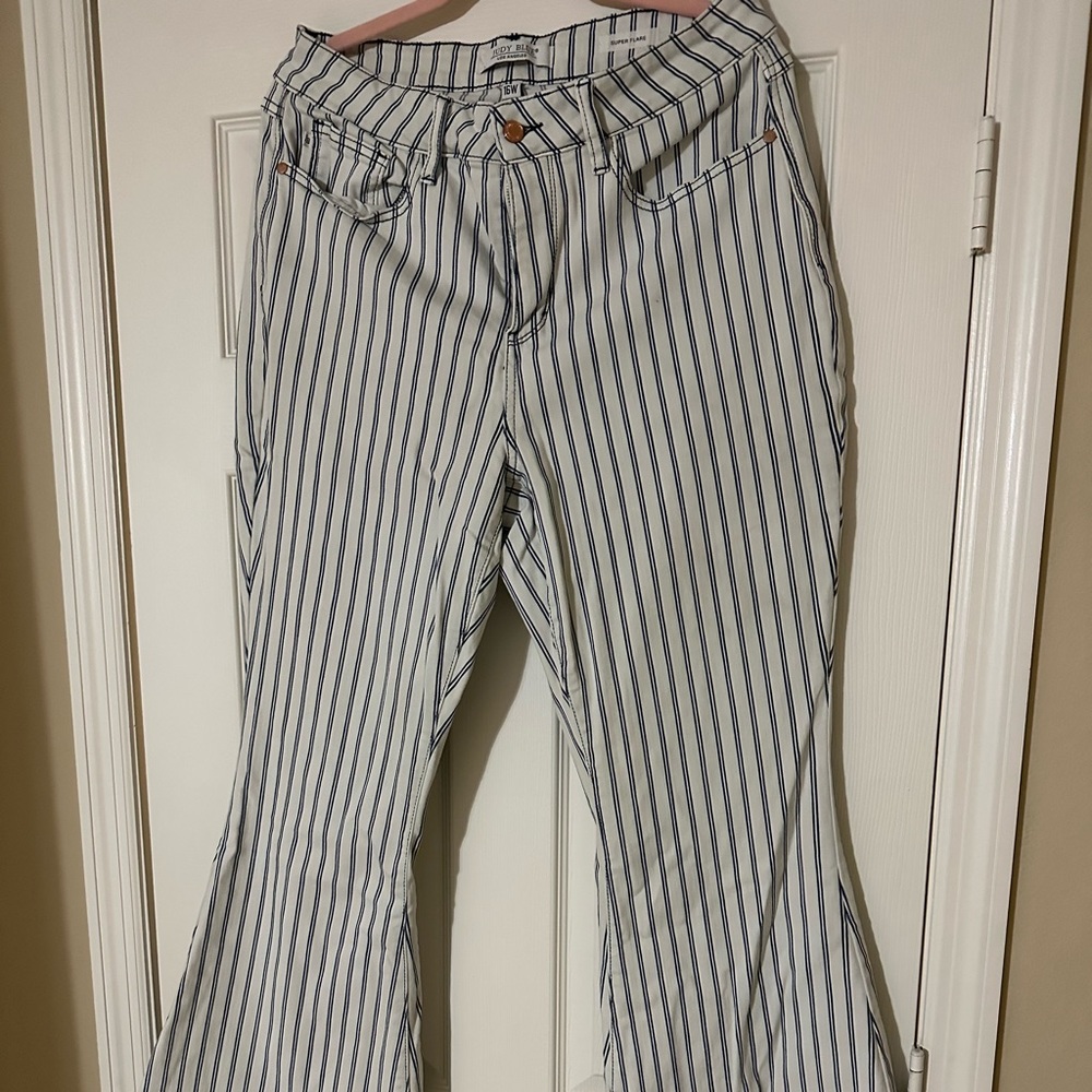 Risen Super Flare Navy and White Stripe